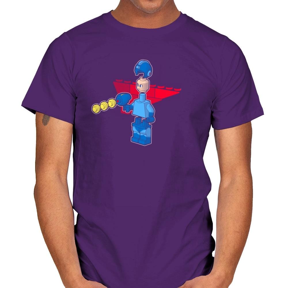 Block Man Exclusive - Mens T-Shirts RIPT Apparel Small / Purple