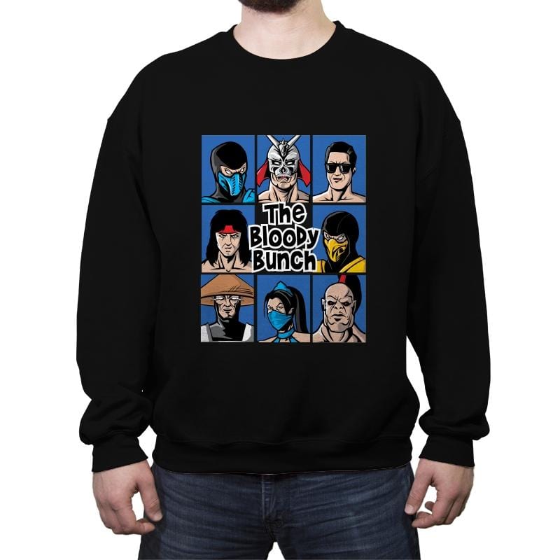 Bloody Bunch - Crew Neck Sweatshirt Crew Neck Sweatshirt RIPT Apparel Small / Black