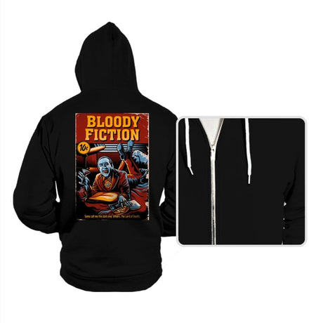 Bloody Fiction - Hoodies Hoodies RIPT Apparel Small / Black