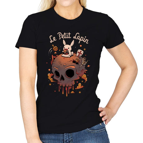 Bloody Rabbit Planet - Womens T-Shirts RIPT Apparel Small / Black