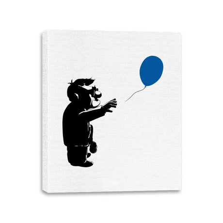 Blue Balloon - Canvas Wraps Canvas Wraps RIPT Apparel 11x14 / White