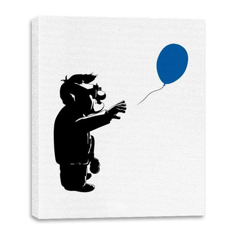 Blue Balloon - Canvas Wraps Canvas Wraps RIPT Apparel 16x20 / White