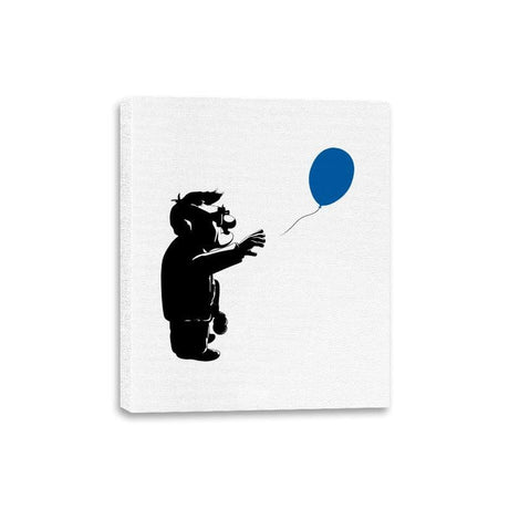 Blue Balloon - Canvas Wraps Canvas Wraps RIPT Apparel 8x10 / White