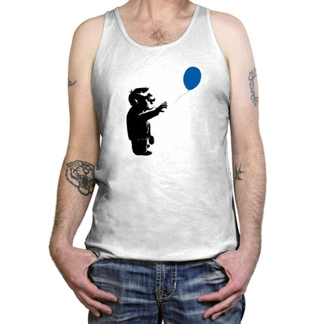 Blue Balloon - Tanktop Tanktop RIPT Apparel X-Small / White