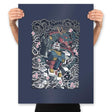 Blue Dragon - Prints Posters RIPT Apparel 18x24 / Navy