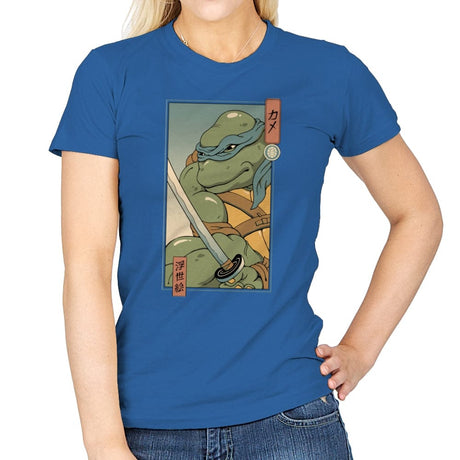 Blue Kame Ninja - Womens T-Shirts RIPT Apparel Small / Royal