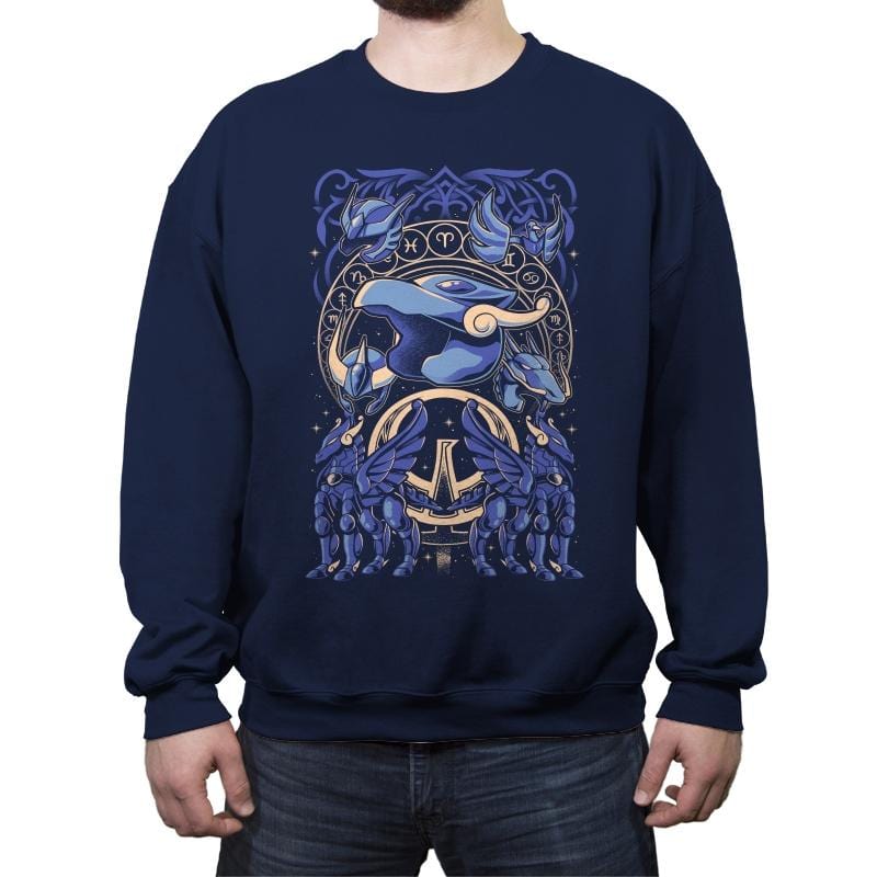 Blue Seiya - Crew Neck Sweatshirt Crew Neck Sweatshirt RIPT Apparel Small / Navy