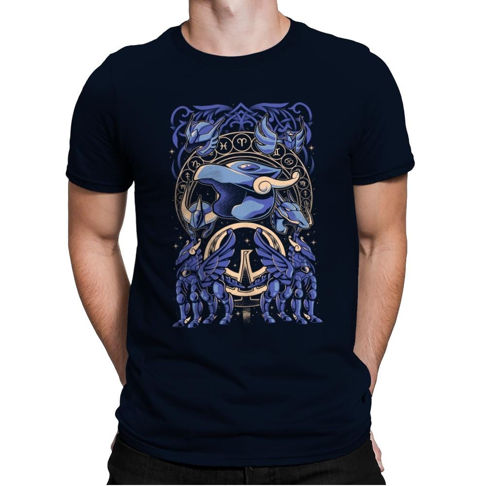 Blue Seiya - Mens Premium T-Shirts RIPT Apparel Small / Midnight Navy