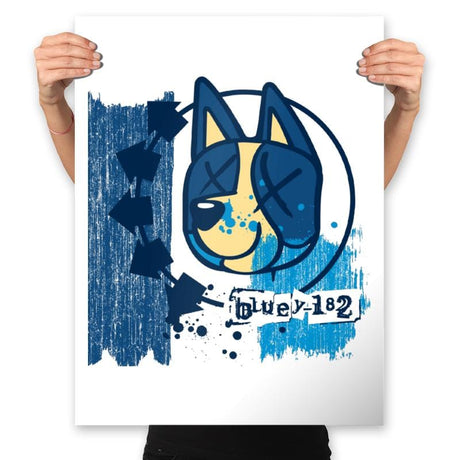 Bluey 182 - Prints Posters RIPT Apparel 18x24 / White