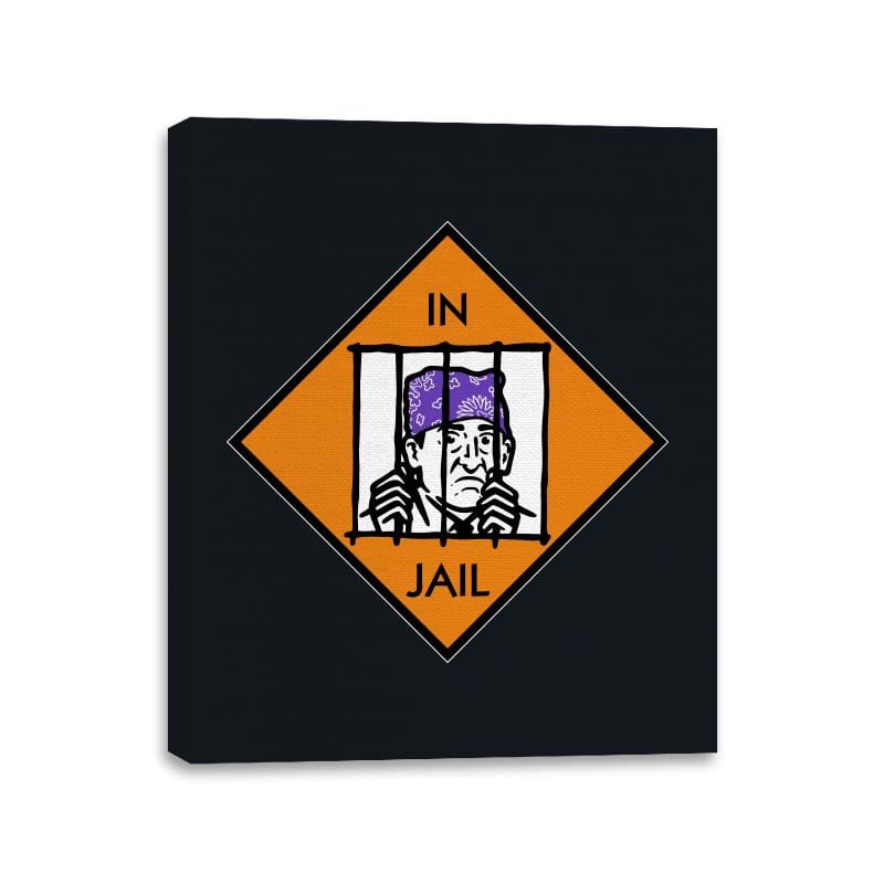 Board Game Prisoner! - Canvas Wraps Canvas Wraps RIPT Apparel 11x14 / Black