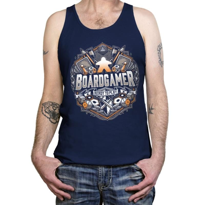 Board Gamer - Tanktop Tanktop RIPT Apparel X-Small / Navy