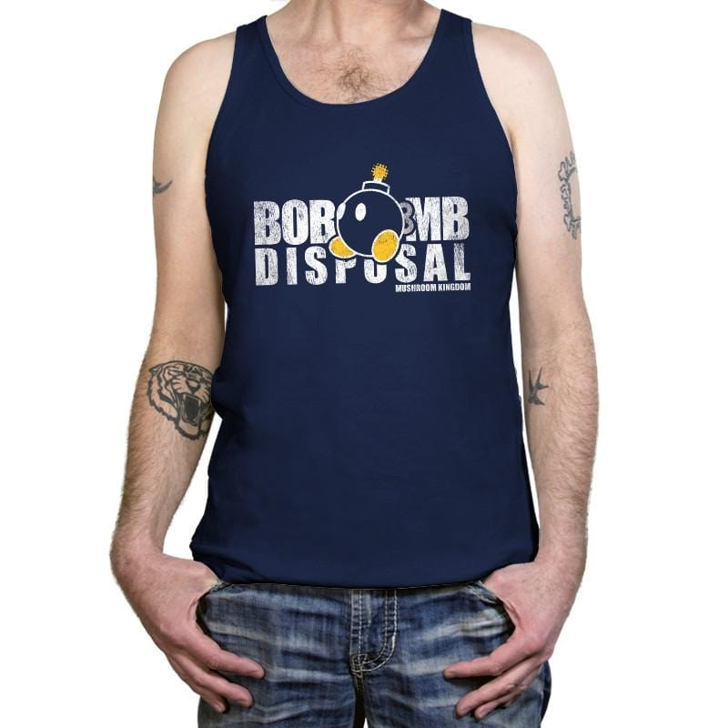 Bob-omb Disposal Exclusive - Tanktop Tanktop RIPT Apparel X-Small / Navy