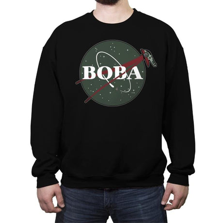 BOBA - Crew Neck Sweatshirt Crew Neck Sweatshirt RIPT Apparel Small / Black