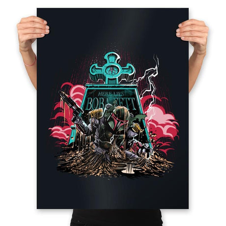 Boba is Alive - Prints Posters RIPT Apparel 18x24 / Black