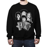 Bohemian Polka - Crew Neck Sweatshirt Crew Neck Sweatshirt RIPT Apparel Small / Black