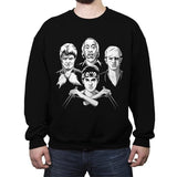 Bohemian Reseda - Crew Neck Sweatshirt Crew Neck Sweatshirt RIPT Apparel Small / Black