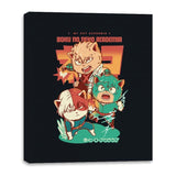 Boku No Neko Academia - Canvas Wraps Canvas Wraps RIPT Apparel 16x20 / Black