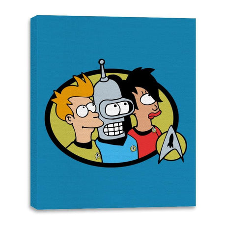 Boldly Go Maybe - Canvas Wraps Canvas Wraps RIPT Apparel 16x20 / Sapphire