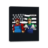 Bombs Over Koopas - Best Seller - Canvas Wraps Canvas Wraps RIPT Apparel 11x14 / Black