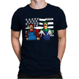 Bombs Over Koopas - Best Seller - Mens Premium T-Shirts RIPT Apparel Small / Midnight Navy