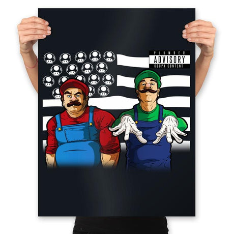 Bombs Over Koopas - Best Seller - Prints Posters RIPT Apparel 18x24 / Black