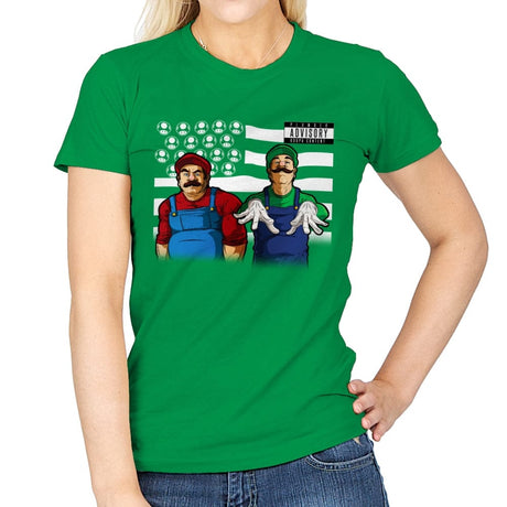 Bombs Over Koopas - Best Seller - Womens T-Shirts RIPT Apparel Small / Irish Green