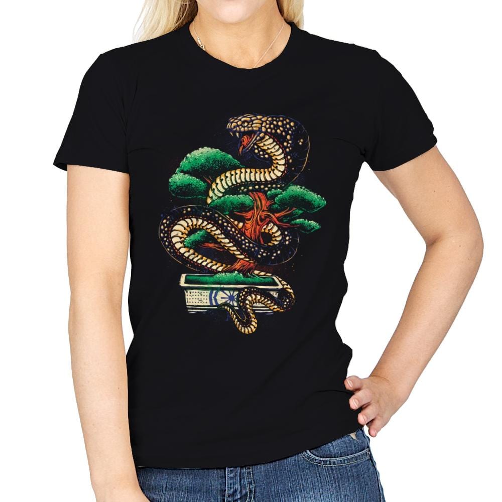 Bonsai Never Die - Womens T-Shirts RIPT Apparel Small / Black