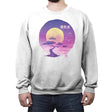 Bonsai Wave - Crew Neck Sweatshirt Crew Neck Sweatshirt RIPT Apparel Small / White