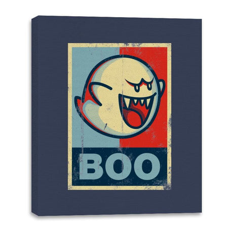 Boo! - Canvas Wraps Canvas Wraps RIPT Apparel 16x20 / Navy