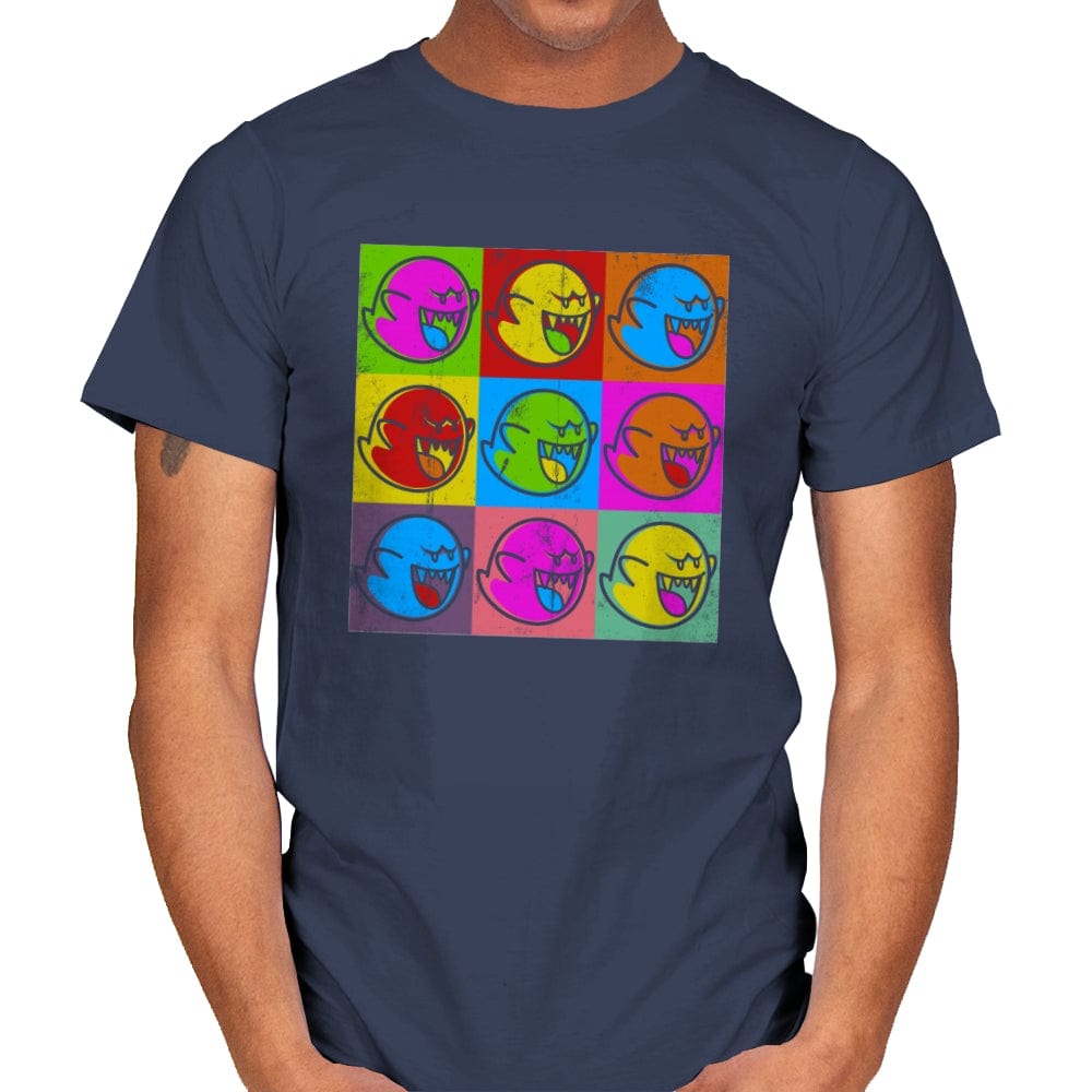 Boo Pop - Mens T-Shirts RIPT Apparel Small / Navy