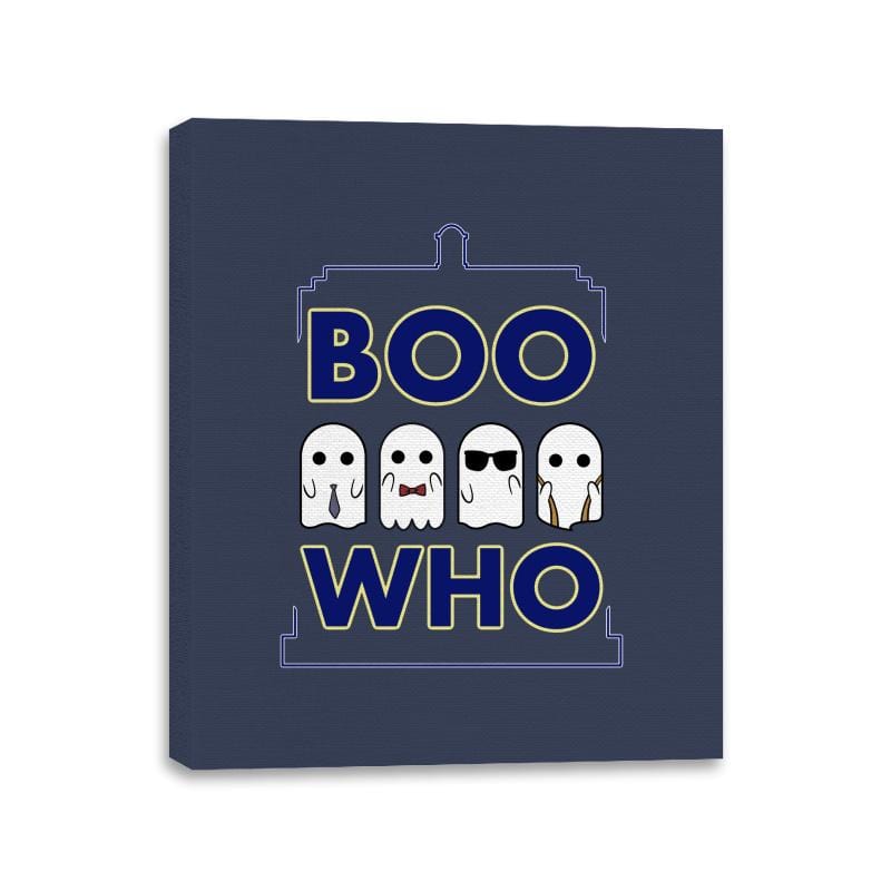 Boo Who - Canvas Wraps Canvas Wraps RIPT Apparel 11x14 / Navy