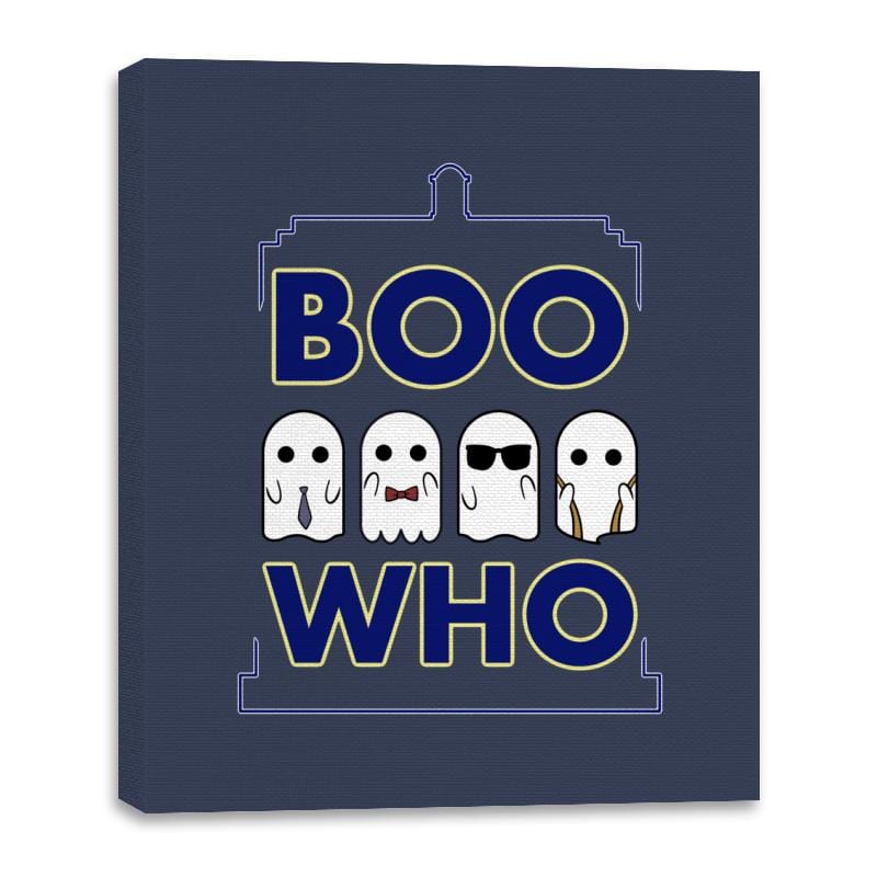 Boo Who - Canvas Wraps Canvas Wraps RIPT Apparel 16x20 / Navy