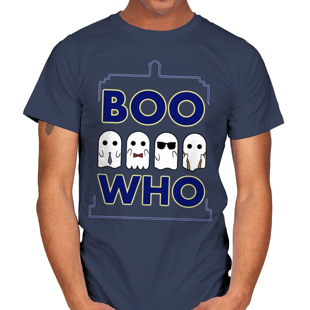 Boo Who - Mens T-Shirts RIPT Apparel Small / Navy