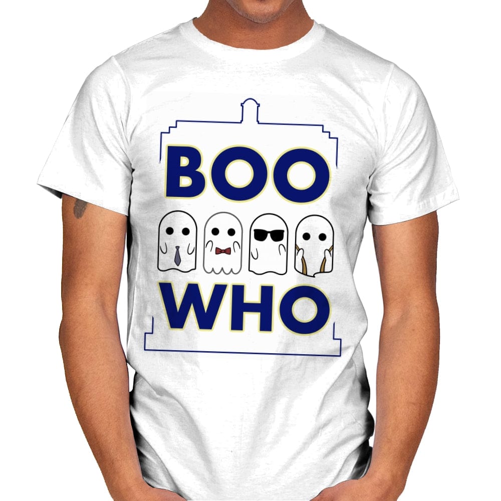 Boo Who - Mens T-Shirts RIPT Apparel Small / White