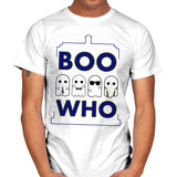 Boo Who - Mens T-Shirts RIPT Apparel Small / White