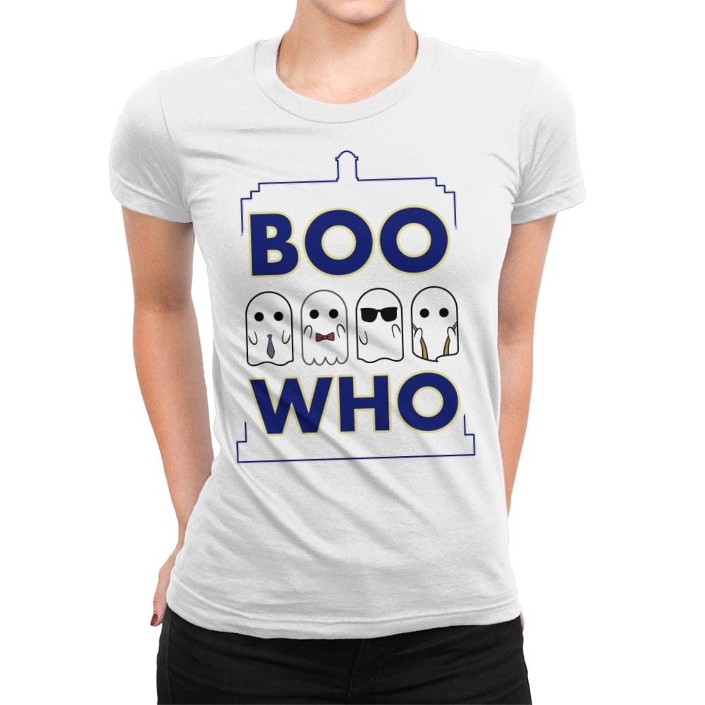 Boo Who - Womens Premium T-Shirts RIPT Apparel Small / White