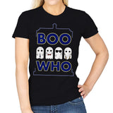 Boo Who - Womens T-Shirts RIPT Apparel Small / Black