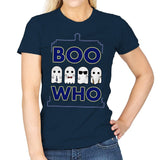 Boo Who - Womens T-Shirts RIPT Apparel Small / Navy