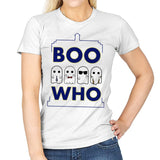 Boo Who - Womens T-Shirts RIPT Apparel Small / White