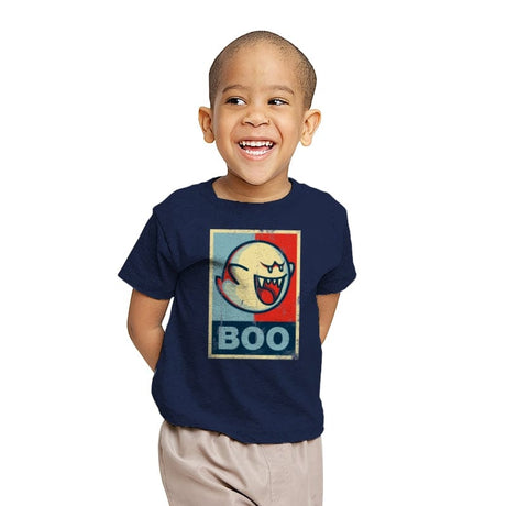 Boo! - Youth T-Shirts RIPT Apparel X-small / Navy