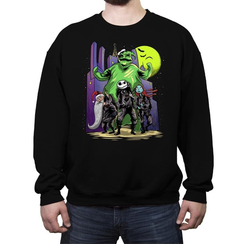 Boogie Busters - Crew Neck Sweatshirt Crew Neck Sweatshirt RIPT Apparel Small / Black