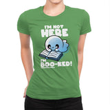 Booked Ghost - Womens Premium T-Shirts RIPT Apparel Small / Kelly