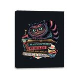 Bookish Cat - Canvas Wraps Canvas Wraps RIPT Apparel 11x14 / Black