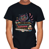 Bookish Cat - Mens T-Shirts RIPT Apparel Small / Black