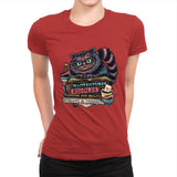 Bookish Cat - Womens Premium T-Shirts RIPT Apparel Small / Red