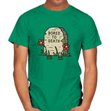 Bored to Death - Mens T-Shirts RIPT Apparel Small / Kelly