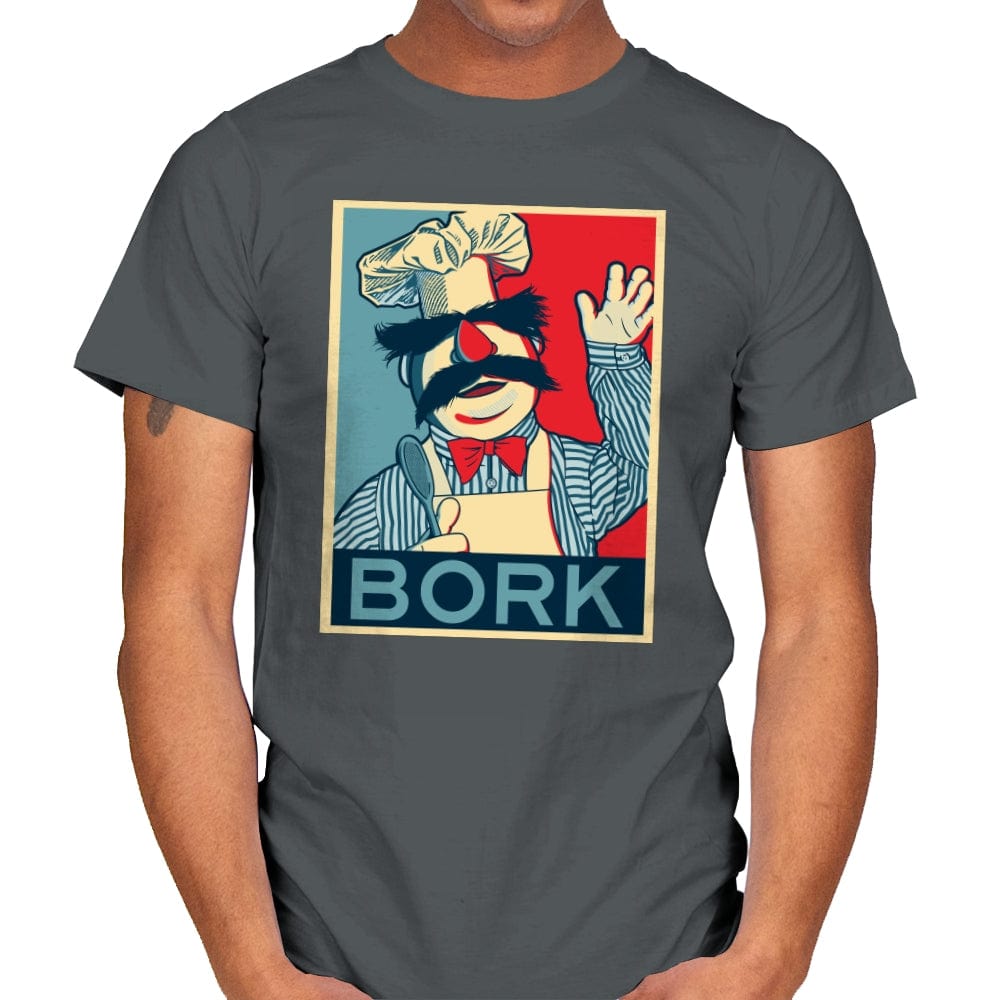 Bork - Mens T-Shirts RIPT Apparel Small / Charcoal