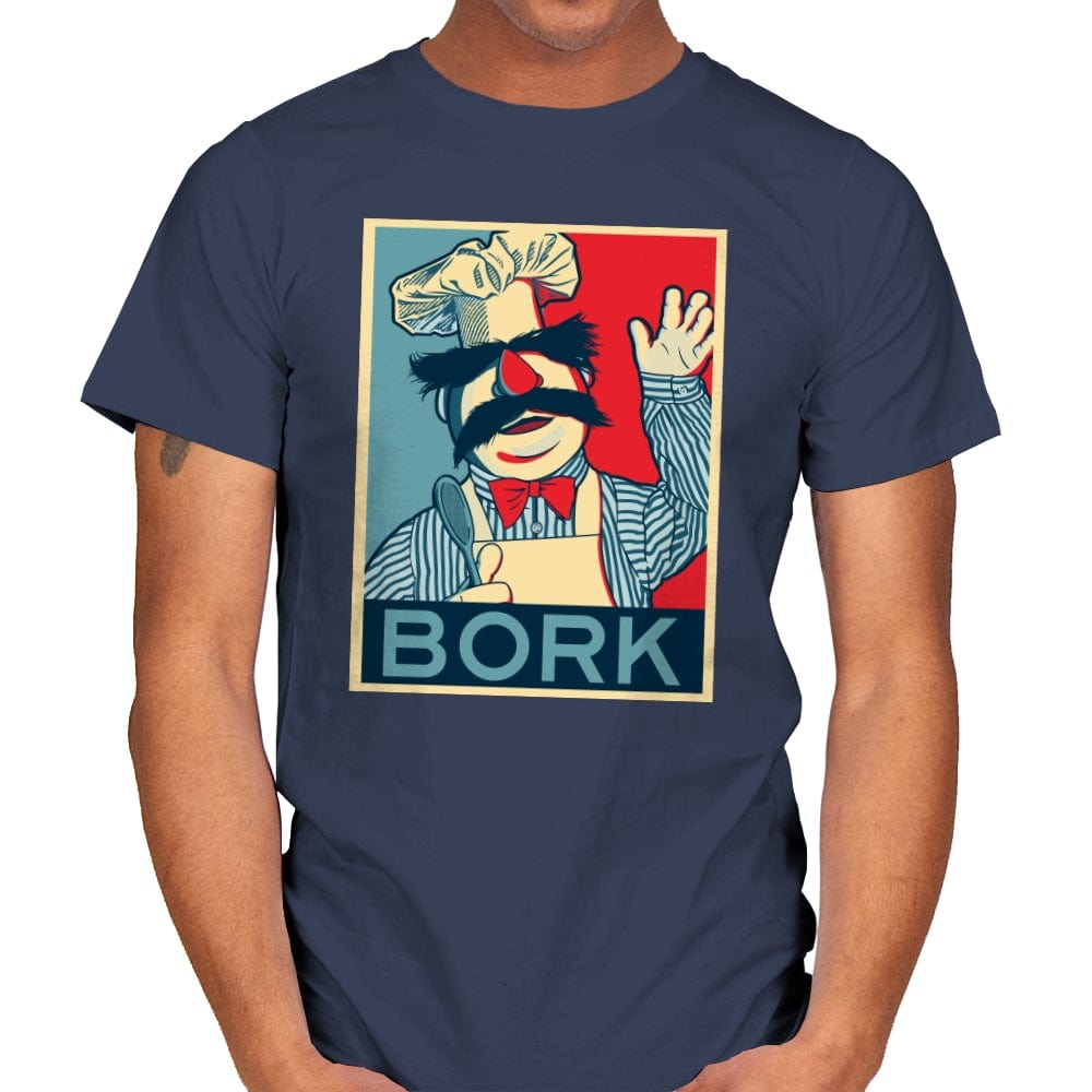 Bork - Mens T-Shirts RIPT Apparel Small / Navy