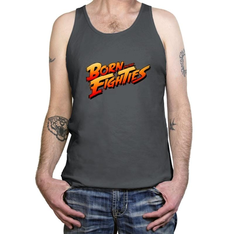 Born in the Eighties - Tanktop Tanktop RIPT Apparel X-Small / Asphalt