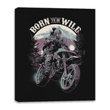 Born To Be Wild - Canvas Wraps Canvas Wraps RIPT Apparel 16x20 / Black